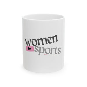 Women in Sports Mug, (11oz, 15oz) | Pretty Girls Love Sports