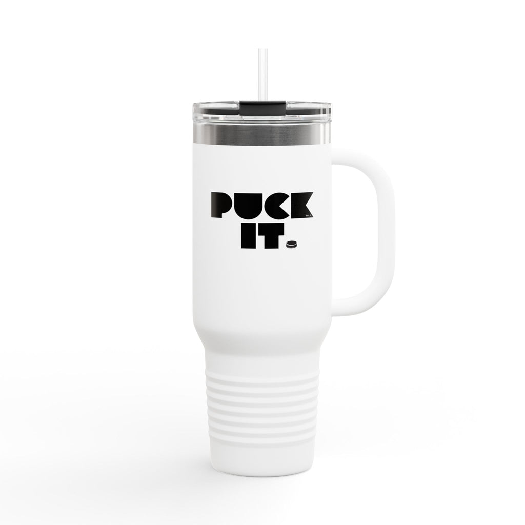 PUCK IT Hockey Sports Travel Mug, 40oz | Pretty Girls Love Sports