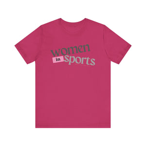 Women in Sports | Unisex Jersey Short Sleeve Tee | Pretty Girls Love Sports