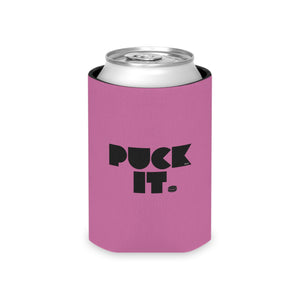 Pink PUCK IT! Cooler Cozies | Perfect for Game day | Hockey Fans | Sports Fans