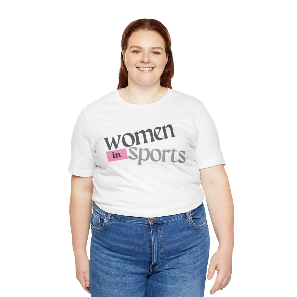 Women in Sports | Unisex Jersey Short Sleeve Tee | Pretty Girls Love Sports