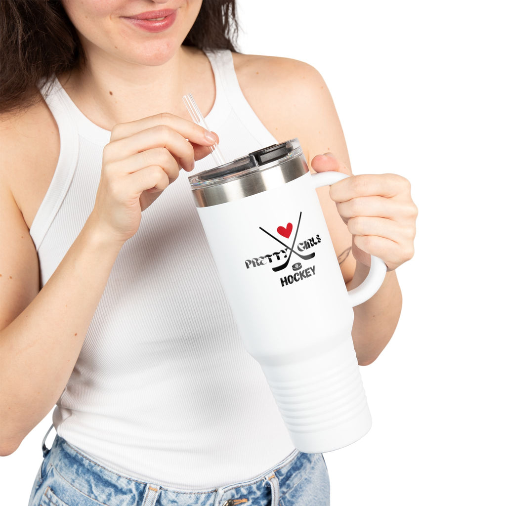 Hockey Baddies Travel Mug, 40oz | Pretty Girls Love Sports